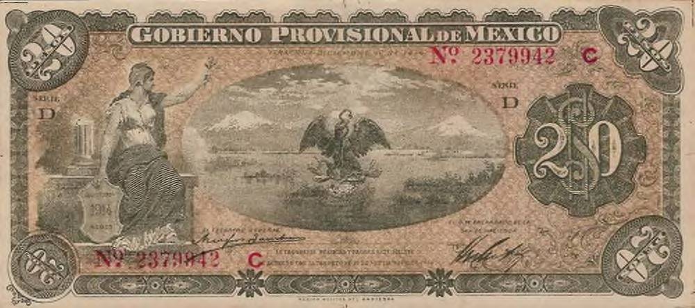 Mexican-Provisional-Government-20-Pesos